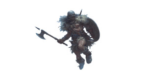 Charging Orc Warrior Vinyl Car Decal Sticker – Waterproof & UV-Resistant 2.72"