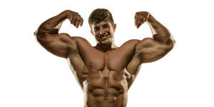 Muscular Wrestler Pose V4 Vinyl Car Decal Sticker – Waterproof & UV-Resistant 5.12"