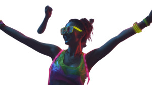 Neon Rooftop Dance Vinyl Car Decal Sticker – Waterproof & UV-Resistant 5.4