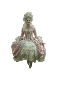 Marie-Antoinette Levitates Vinyl Car Decal Sticker – Waterproof & UV-Resistant 8.96"