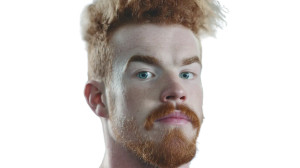 Ginger Bodybuilder Gym Vinyl Car Decal Sticker – Waterproof & UV-Resistant 2.72"