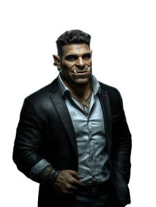 Ork Prince Portrait Vinyl Car Decal Sticker – Waterproof & UV-Resistant 8.213333333333333"