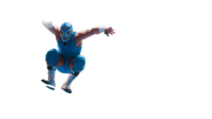 Masked Wrestler Jump Vinyl Car Decal Sticker – Waterproof & UV-Resistant 2.72" Masked Wrestler Jump Vinyl Car Decal Sticker – Waterproof & UV-Resistant 2.72"