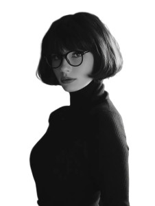 Velma Dinkley Portrait V3 Vinyl Car Decal Sticker – Waterproof & UV-Resistant 4.1066666666666665"