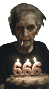 Elderly Woman'S Ritual Vinyl Car Decal Sticker – Waterproof & UV-Resistant 9.706666666666667"