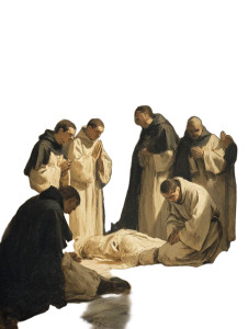 Mourning Dominican Friars Vinyl Car Decal Sticker – Waterproof & UV-Resistant 8.213333333333333"