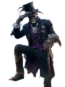 Baron Samedi Portrait V2 Vinyl Car Decal Sticker – Waterproof & UV-Resistant 8.213333333333333"