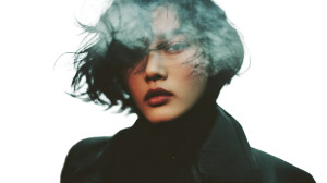 Double-Exposure Portrait Vinyl Car Decal Sticker – Waterproof & UV-Resistant 2.72"