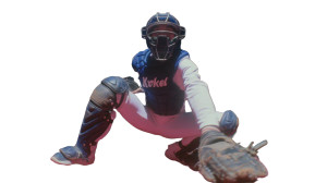 Baseball Catcher Shot Vinyl Car Decal Sticker – Waterproof & UV-Resistant 5.4