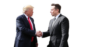 Trump And Musk Vinyl Car Decal Sticker – Waterproof & UV-Resistant 2.72" Trump And Musk Vinyl Car Decal Sticker – Waterproof & UV-Resistant 2.72"