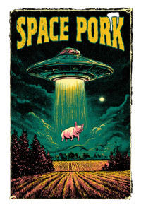 Space Pork V3 Vinyl Car Decal Sticker – Waterproof & UV-Resistant 4.4