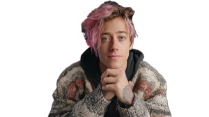 Pink-Haired Streamer Vinyl Car Decal Sticker – Waterproof & UV-Resistant 2.72"