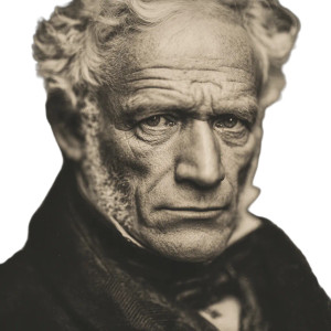 Arthur Schopenhauer Vinyl Car Decal Sticker – Waterproof & UV-Resistant 3.4133333333333336"