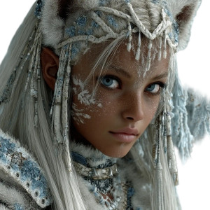 Feline Alien Woman Vinyl Car Decal Sticker – Waterproof & UV-Resistant 3.4133333333333336"