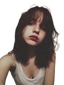 Emo Model Selfie Vinyl Car Decal Sticker – Waterproof & UV-Resistant 8.213333333333333"