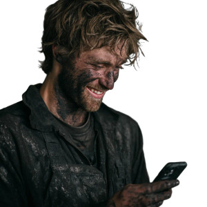 Sooty Happy Man Vinyl Car Decal Sticker – Waterproof & UV-Resistant 3.4133333333333336"