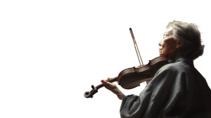 Elderly Violinist Performance Vinyl Car Decal Sticker – Waterproof & UV-Resistant 2.72" Elderly Violinist Performance Vinyl Car Decal Sticker – Waterproof & UV-Resistant 2.72"