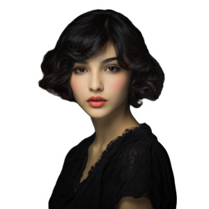 Beautiful Woman Portrait V43 Vinyl Car Decal Sticker – Waterproof & UV-Resistant 6.826666666666667"