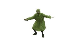 Scary Dancing Woman Vinyl Car Decal Sticker – Waterproof & UV-Resistant 5.12"