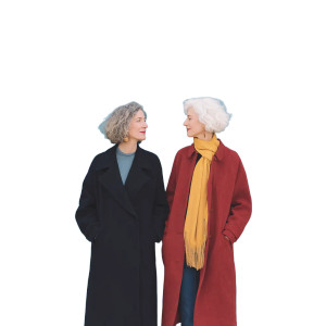 Middleaged Women Friends Vinyl Car Decal Sticker – Waterproof & UV-Resistant 3.4133333333333336"