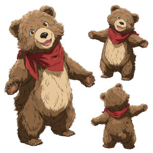 Friendly Bear Cub V2 Vinyl Car Decal Sticker – Waterproof & UV-Resistant 6.826666666666667" Friendly Bear Cub V2 Vinyl Car Decal Sticker – Waterproof & UV-Resistant 6.826666666666667"