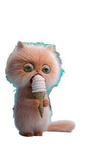 Fluffy Kitten Eating Vinyl Car Decal Sticker – Waterproof & UV-Resistant 4.8533333333333335" Fluffy Kitten Eating Vinyl Car Decal Sticker – Waterproof & UV-Resistant 4.8533333333333335"