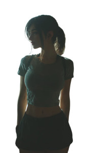 Tifa Lockhart Relaxing Vinyl Car Decal Sticker – Waterproof & UV-Resistant 9.706666666666667"