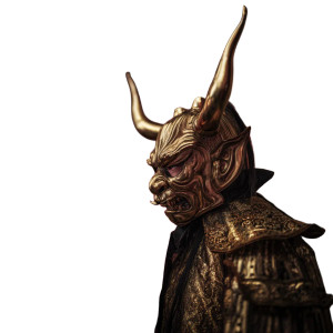 Golden Bull Demon Vinyl Car Decal Sticker – Waterproof & UV-Resistant 6.826666666666667"