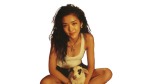 Young Woman With Goat Vinyl Car Decal Sticker – Waterproof & UV-Resistant 2.72"