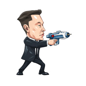 Elon Musk Caricature V2 Vinyl Car Decal Sticker – Waterproof & UV-Resistant 3.4133333333333336" Elon Musk Caricature V2 Vinyl Car Decal Sticker – Waterproof & UV-Resistant 3.4133333333333336"