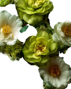 Floral Art Arrangement Vinyl Car Decal Sticker – Waterproof & UV-Resistant 4.0"