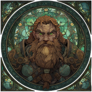 Dnd Dwarf Portrait Vinyl Car Decal Sticker – Waterproof & UV-Resistant 3.4133333333333336" Dnd Dwarf Portrait Vinyl Car Decal Sticker – Waterproof & UV-Resistant 3.4133333333333336"