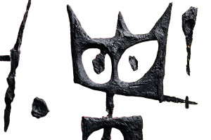 Beguiling Miro Figure Vinyl Car Decal Sticker – Waterproof & UV-Resistant 2.986666666666667"