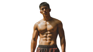 Muscular Young Man V12 Vinyl Car Decal Sticker – Waterproof & UV-Resistant 5.4