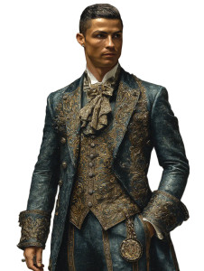 Royal Cristiano Ronaldo Vinyl Car Decal Sticker – Waterproof & UV-Resistant 8.213333333333333"