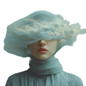 Faceless Cloud Woman Vinyl Car Decal Sticker – Waterproof & UV-Resistant 6.826666666666667" Faceless Cloud Woman Vinyl Car Decal Sticker – Waterproof & UV-Resistant 6.826666666666667"