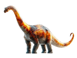 Brachiosaurus Side View Vinyl Car Decal Sticker – Waterproof & UV-Resistant 6.1866666666666665"