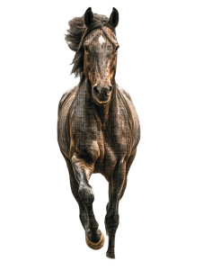Majestic Horse Portal Vinyl Car Decal Sticker – Waterproof & UV-Resistant 8.213333333333333"