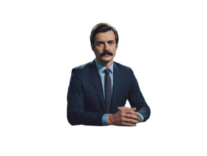 News Presenter V2 Vinyl Car Decal Sticker – Waterproof & UV-Resistant 6.1866666666666665"