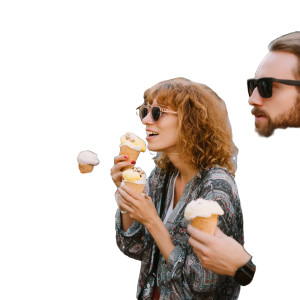 Happy Ice Cream Eaters Vinyl Car Decal Sticker – Waterproof & UV-Resistant 3.4133333333333336" Happy Ice Cream Eaters Vinyl Car Decal Sticker – Waterproof & UV-Resistant 3.4133333333333336"