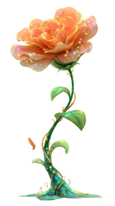 Magical Glowing Flower Vinyl Car Decal Sticker – Waterproof & UV-Resistant 9.706666666666667"