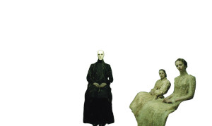 Elegant Masked Figure Vinyl Car Decal Sticker – Waterproof & UV-Resistant 2.8266666666666667"