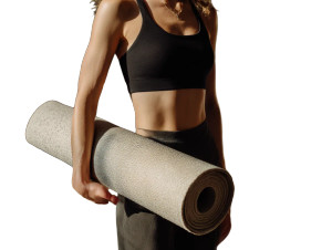 Yoga Mat Holder Vinyl Car Decal Sticker – Waterproof & UV-Resistant 6.1866666666666665"
