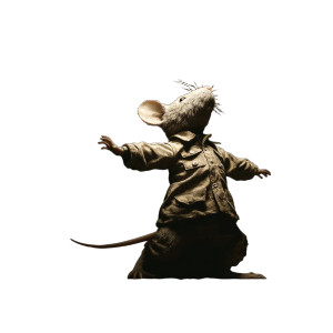 Proud Mouse Soldier Vinyl Car Decal Sticker – Waterproof & UV-Resistant 3.4133333333333336"