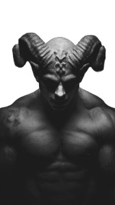 Evil Demon V4 Vinyl Car Decal Sticker – Waterproof & UV-Resistant 9.706666666666667"