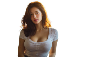 Korean Supermodel V3 Vinyl Car Decal Sticker – Waterproof & UV-Resistant 2.986666666666667"