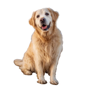 Golden Retriever Smile V2 Vinyl Car Decal Sticker – Waterproof & UV-Resistant 3.4133333333333336"