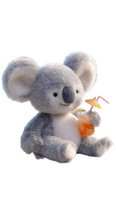 Plush Koala Beach Vinyl Car Decal Sticker – Waterproof & UV-Resistant 9.706666666666667" Plush Koala Beach Vinyl Car Decal Sticker – Waterproof & UV-Resistant 9.706666666666667"