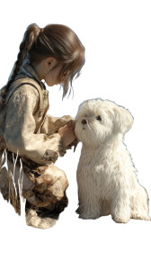 Girl And Maltese Vinyl Car Decal Sticker – Waterproof & UV-Resistant 9.706666666666667" Girl And Maltese Vinyl Car Decal Sticker – Waterproof & UV-Resistant 9.706666666666667"