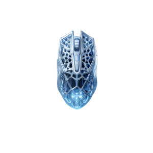 Futuristic Gaming Mouse Vinyl Car Decal Sticker – Waterproof & UV-Resistant 3.4133333333333336"
